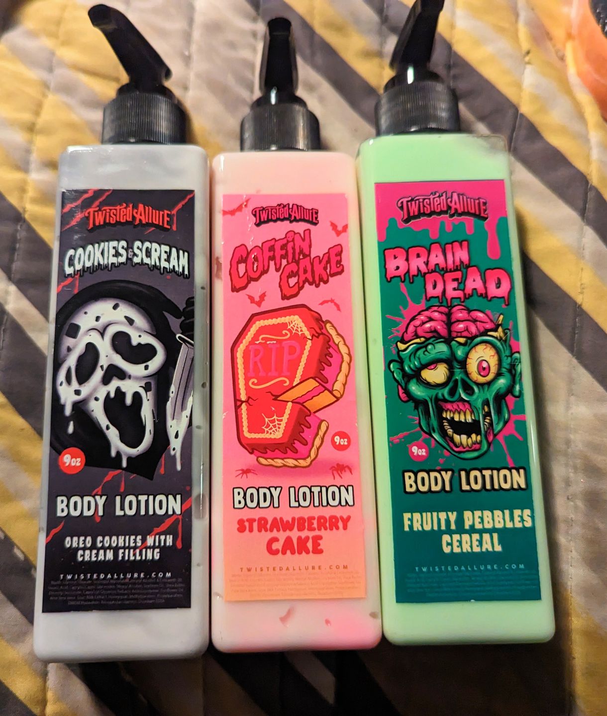 Customer photo review of Coffin Cake Body Lotion (Strawberry Cake)