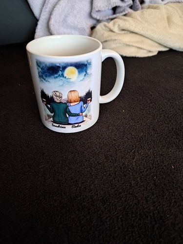 Customer photo review of Mug personnalisé - Jusqu'à 6 meilleures amies