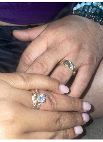 Customer photo review of *NEW* 14k PA Trio Set Wedding TR**** (Classic)- JTJ™