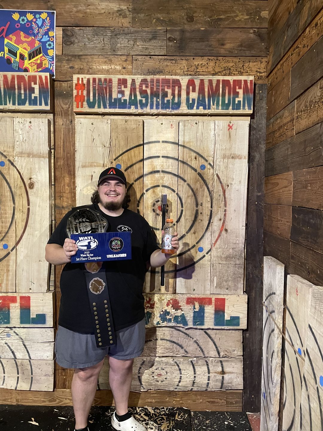 Customer photo review of The Colossus Throwing Axe - Big Axe