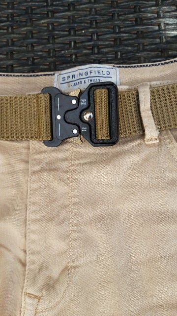 Customer photo review of Ceinture kaki militaire