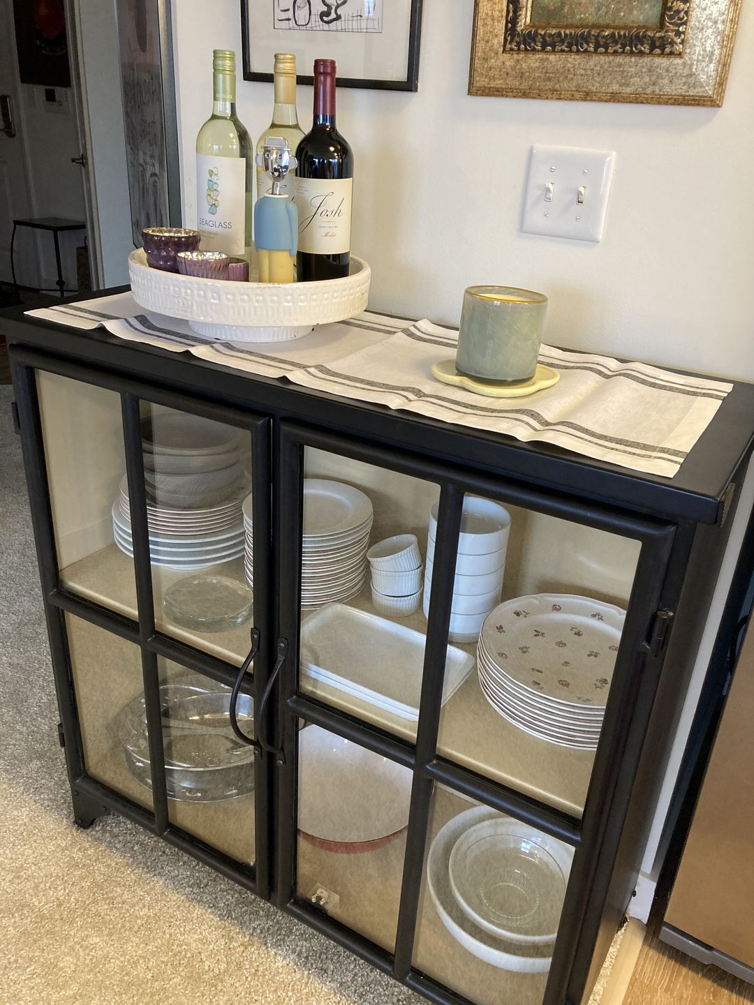 Customer photo review of French Stripe Table Runner