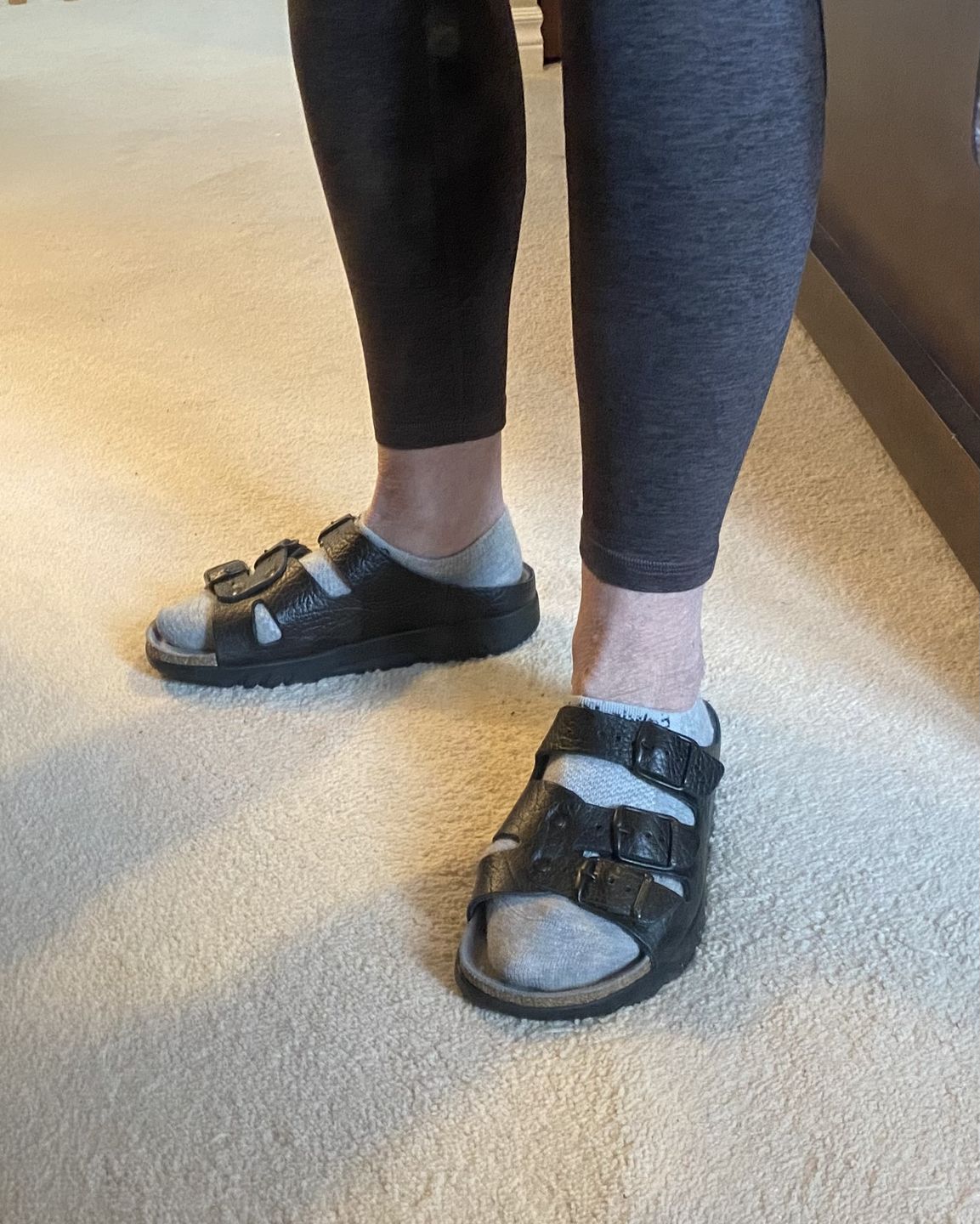 Customer photo review of Zach Fit Black Full Grain Leather