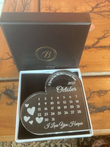 Customer photo review of Mother's Day Heart