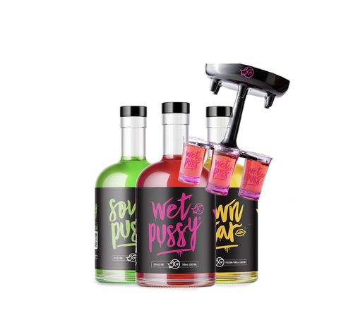 Customer photo review of 3 Pack Sour Puss Mix + Free Pourer