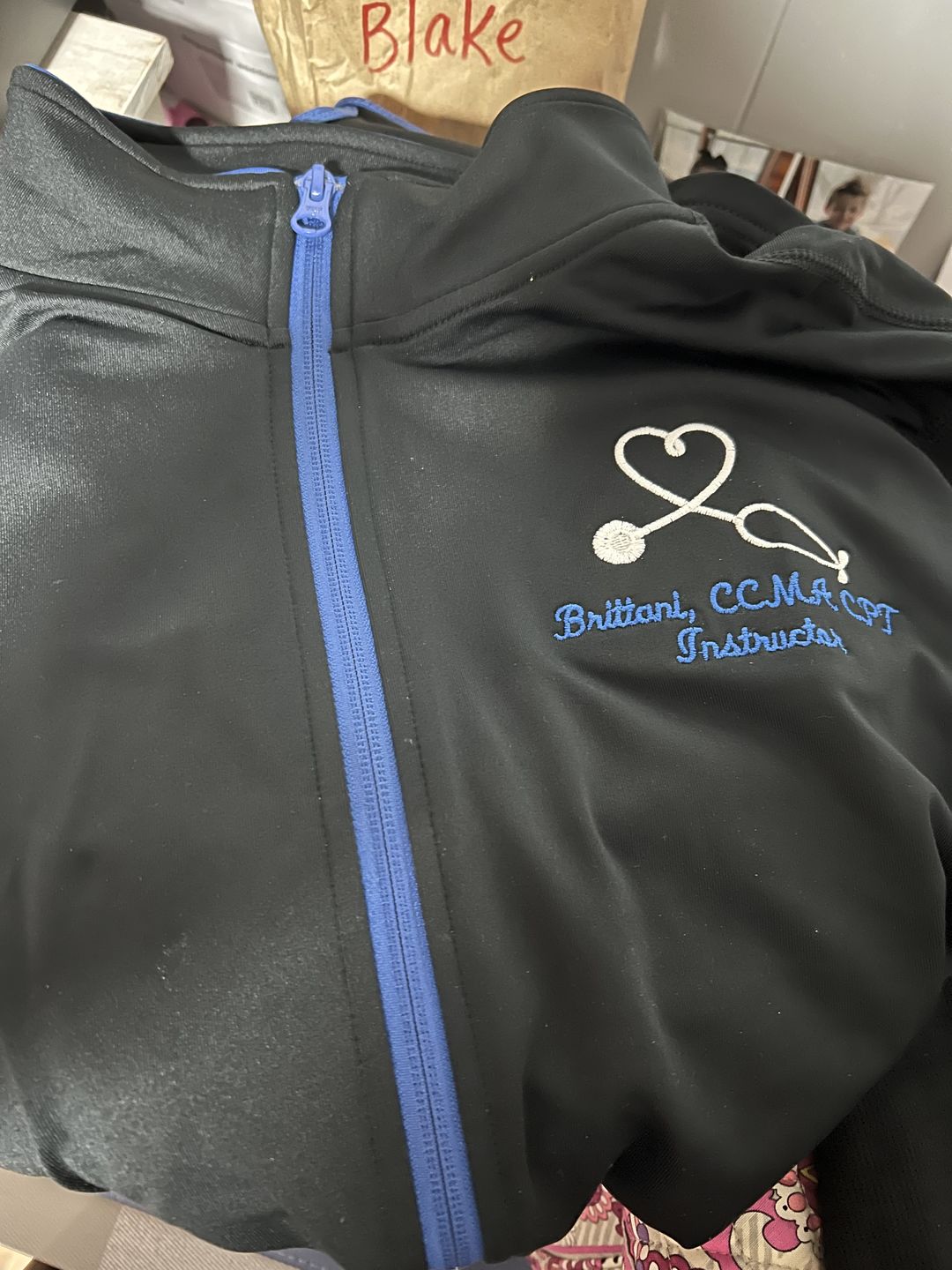 Customer photo review of SALE | LST853 Ladies Sport-Wick® Stretch Contrast Full-Zip Jacket