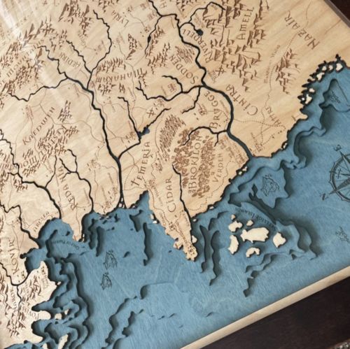 Customer photo review of 3D MAP OF THE NORTHERN KINGDOMS