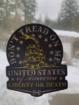 Customer photo review of Don't Tread on Me Decal