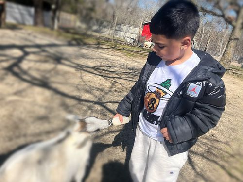 Customer photo review of Kids RAW Pockets Chenille Crew Neck and Cotton Shorts Set