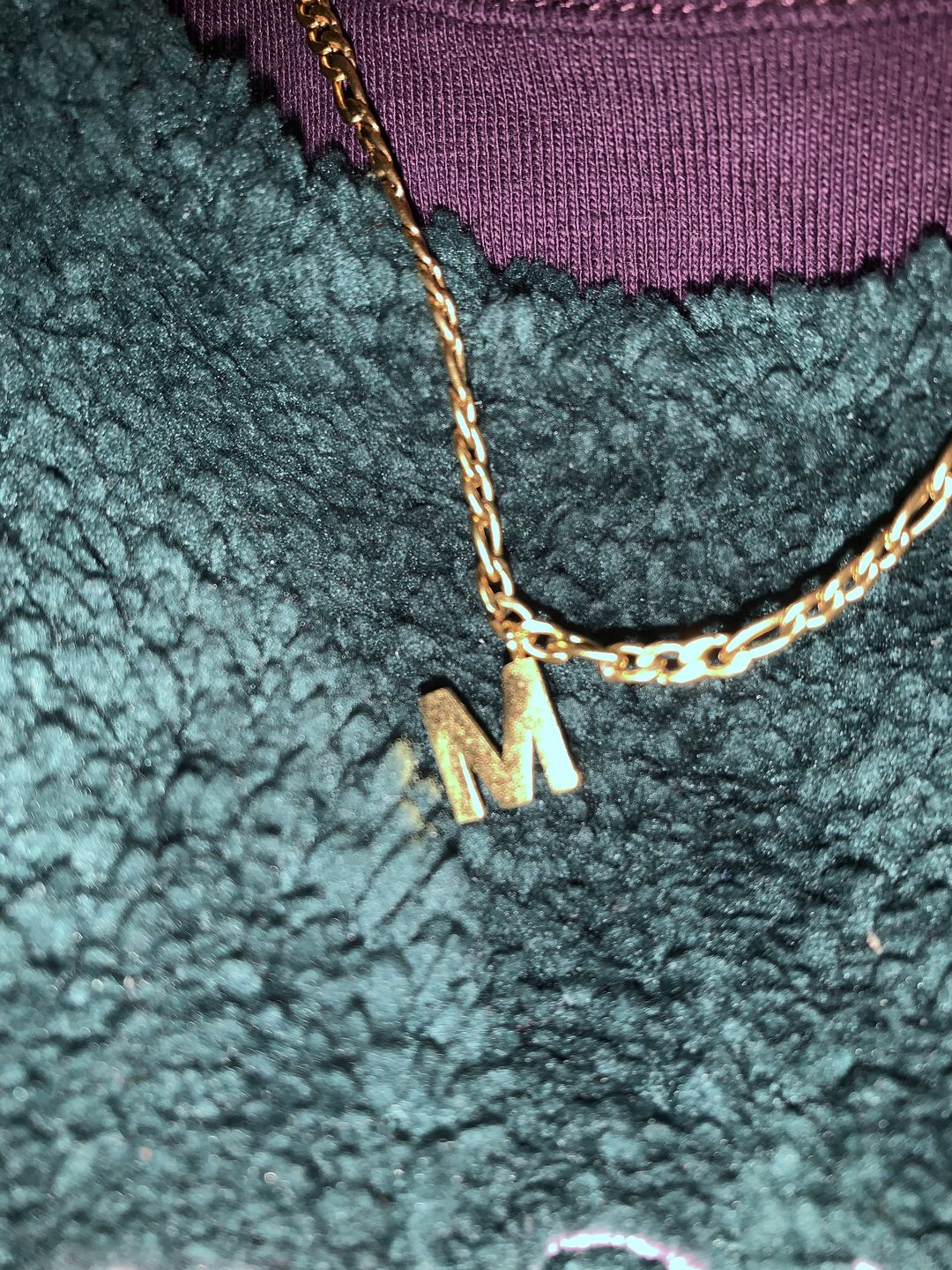 Customer photo review of Classic Letter Halskette | 18K vergoldet