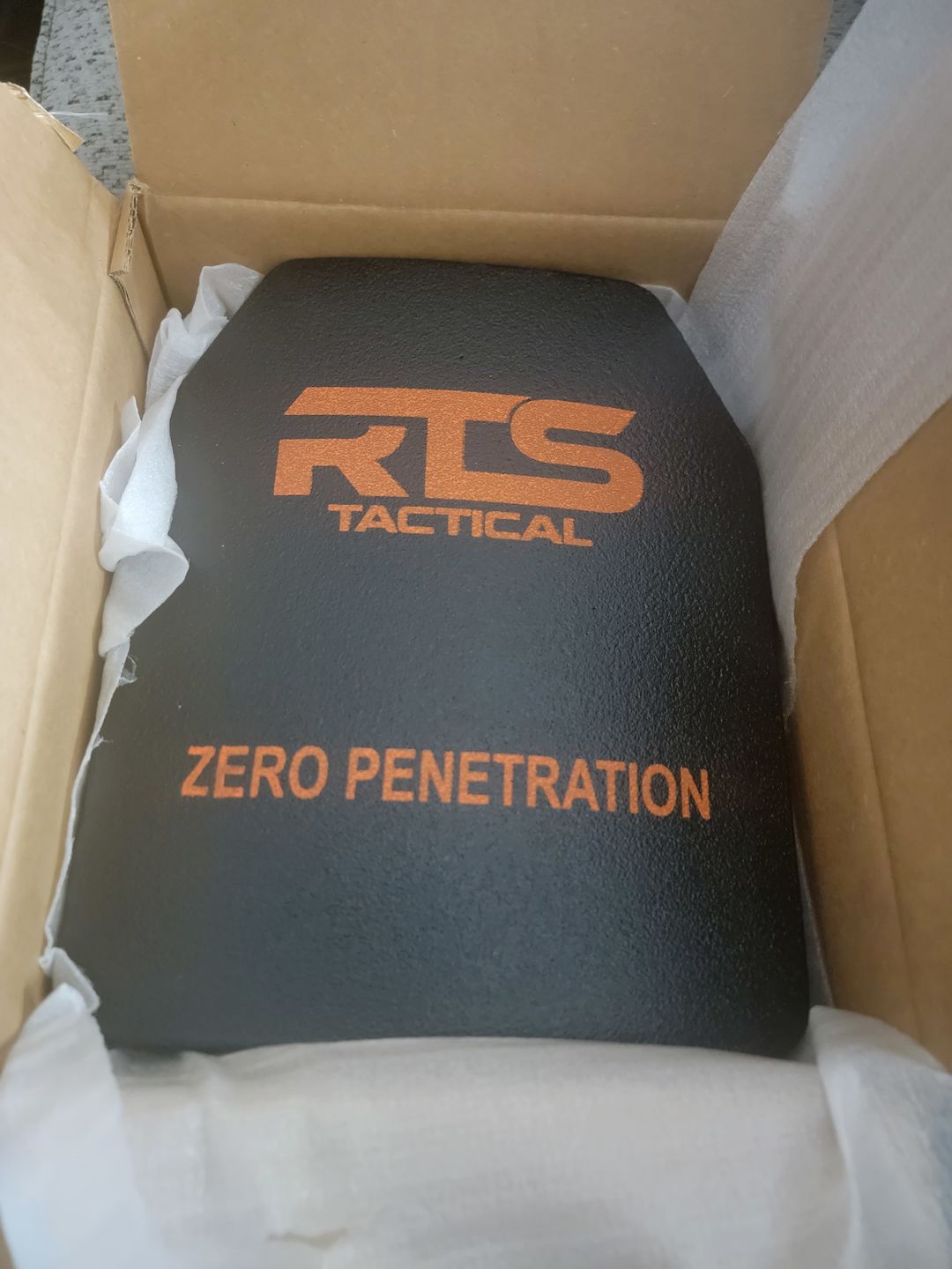 Customer photo review of RTS Tactical Ceramic NIJ 0101.06 Level IV Rifle Protection Plate Insert - 10 X 12