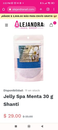 Customer photo review of Jelly Spa Menta 30 g Shanti