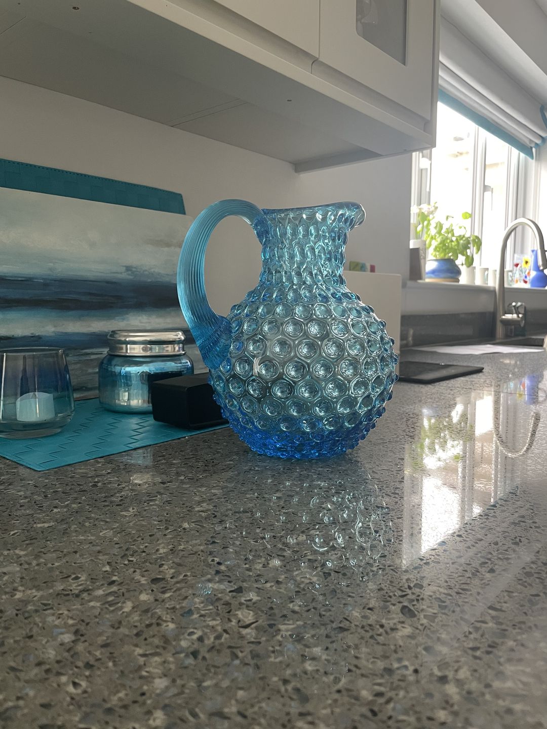 Customer photo review of Hobnail Džbán Azure