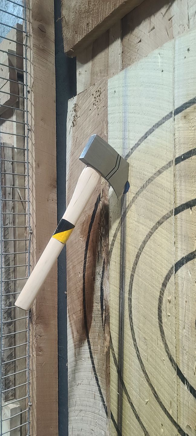 Customer photo review of The Corporal Throwing Axe