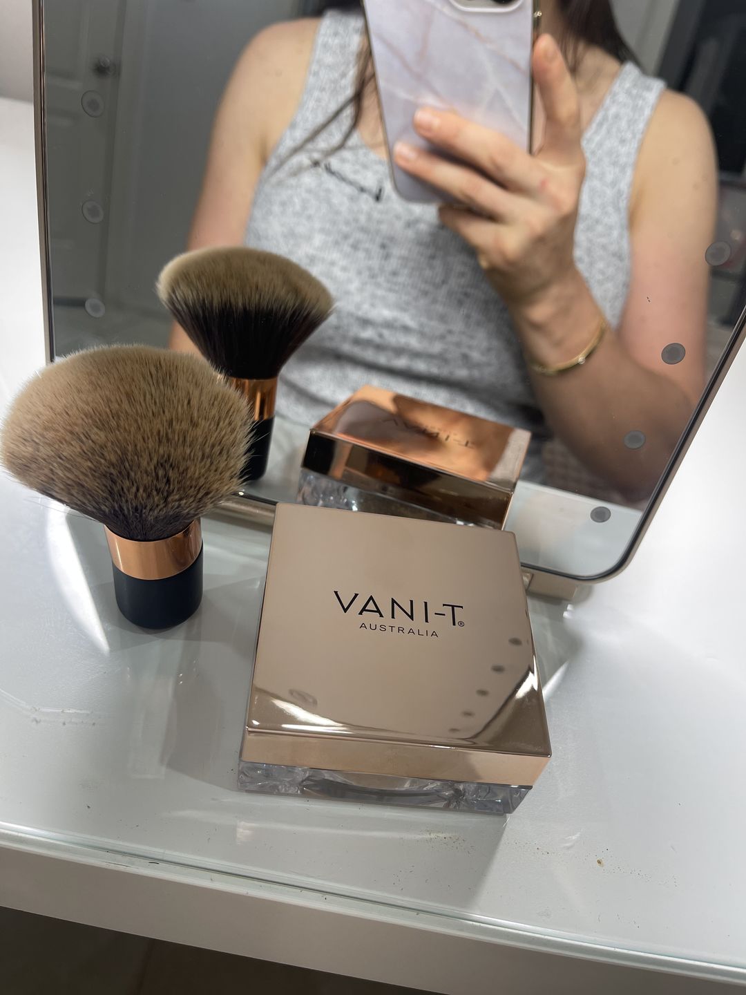 Customer photo review of Mineral Powder Foundation