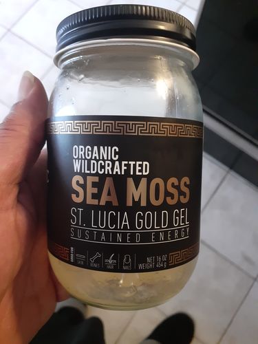 Customer photo review of St Lucia Gold Sea Moss Gel