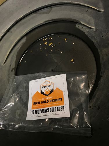Customer photo review of Goldn Paydirt '10 TROY OUNCE GOLD RUSH' - Gold Panning Paydirt
