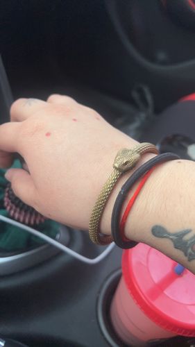 Customer photo review of Ouroboros Bracelet