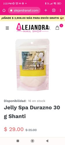 Customer photo review of Jelly Spa Durazno 30 g Shanti