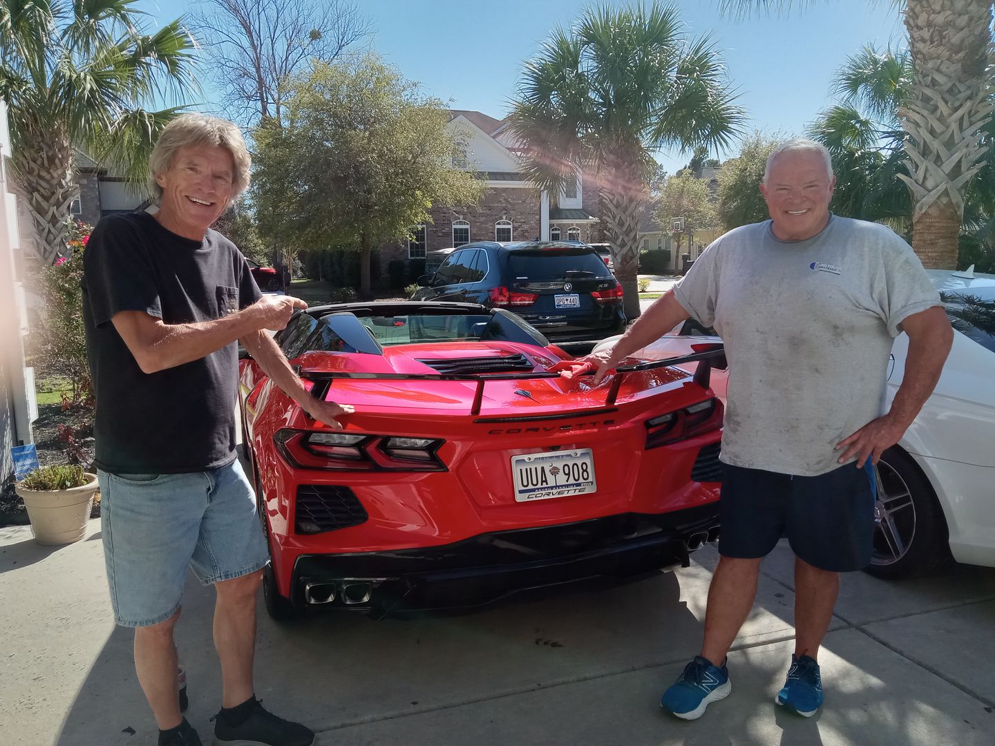 Customer photo review of Chevrolet Corvette C8 Rear Trunk Spoiler High Wing