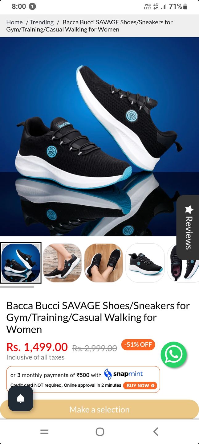 Customer photo review of Bacca Bucci ULTRAFORCE Mid-top Athletic-Inspired Casual Shoes