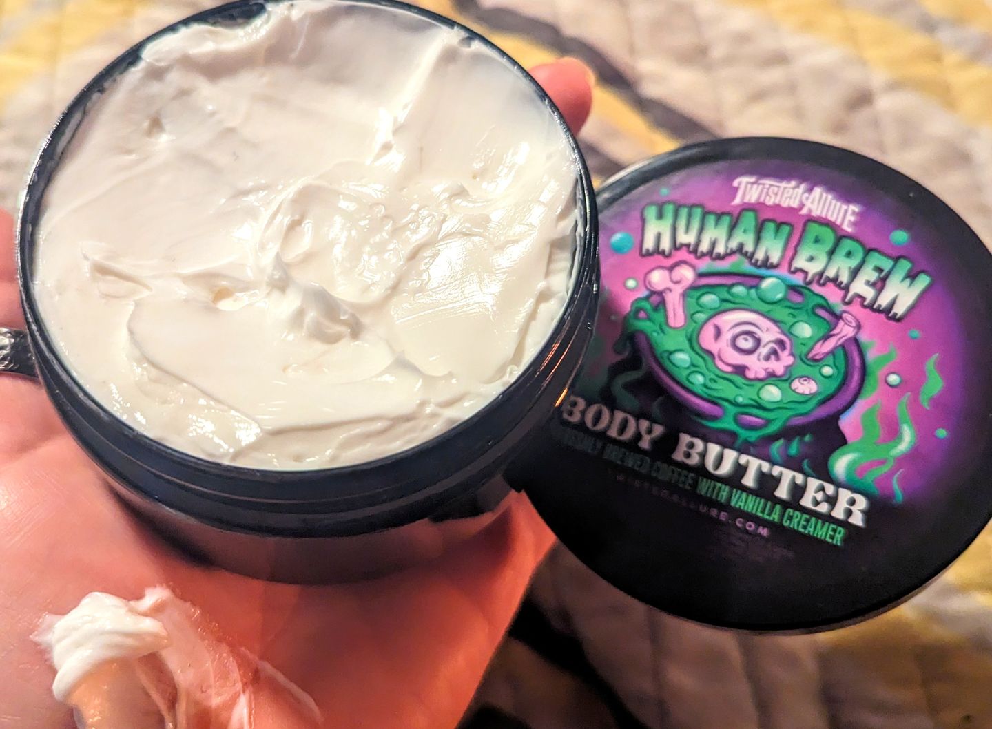 Customer photo review of Human Brew Body Butter