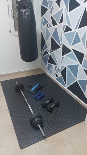 Customer photo review of משטח גומי ריצפת EVA פזל (6 יח')