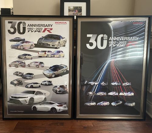 Customer photo review of 30th Anniversary Type R Poster Bundle