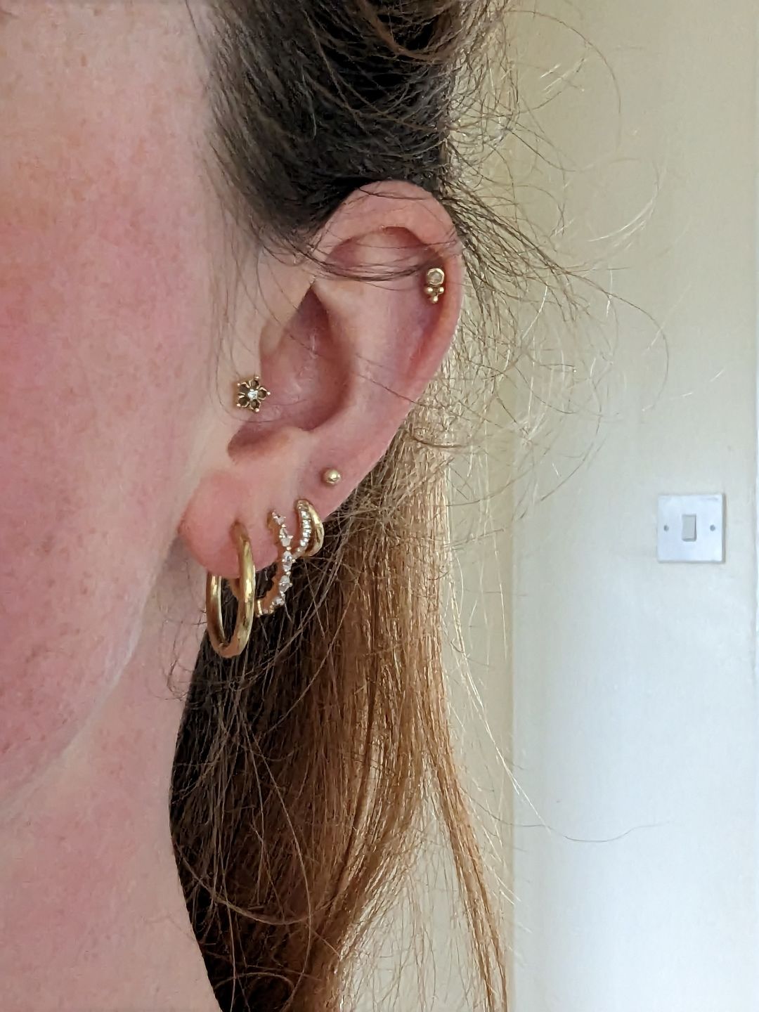 Customer photo review of Essential Earrings Small