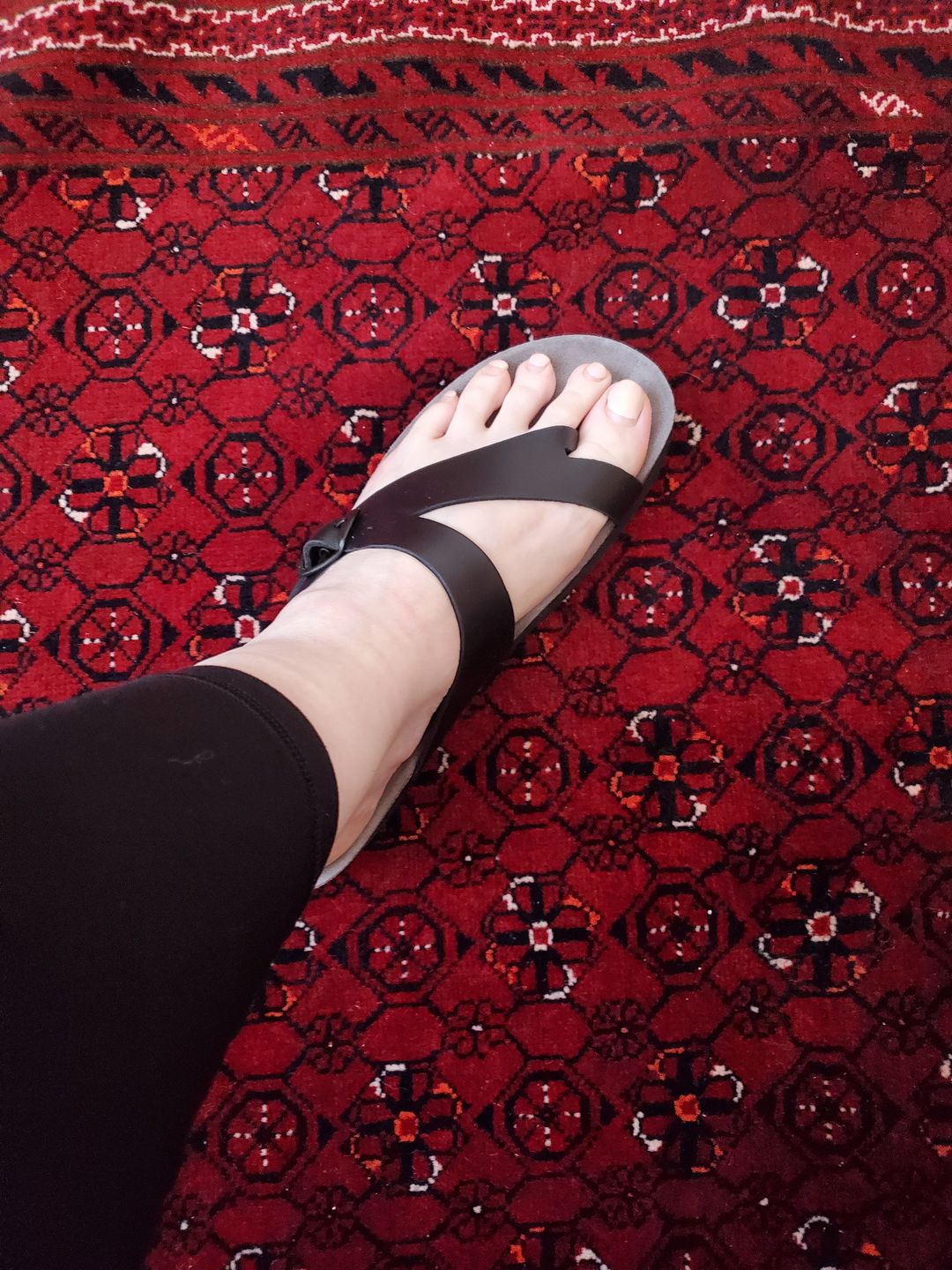Customer photo review of Helen Black Smooth Leather