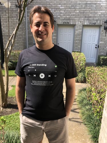 Customer photo review of Your Favorite Song T-Shirt Music Player