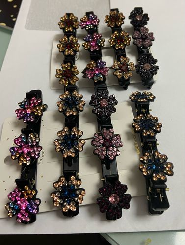 Customer photo review of Rosa®- krystal sten hårspænde