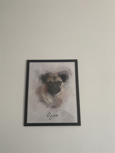 Customer photo review of Πορτραίτο Κατοικίδιου - Νερομπογιά