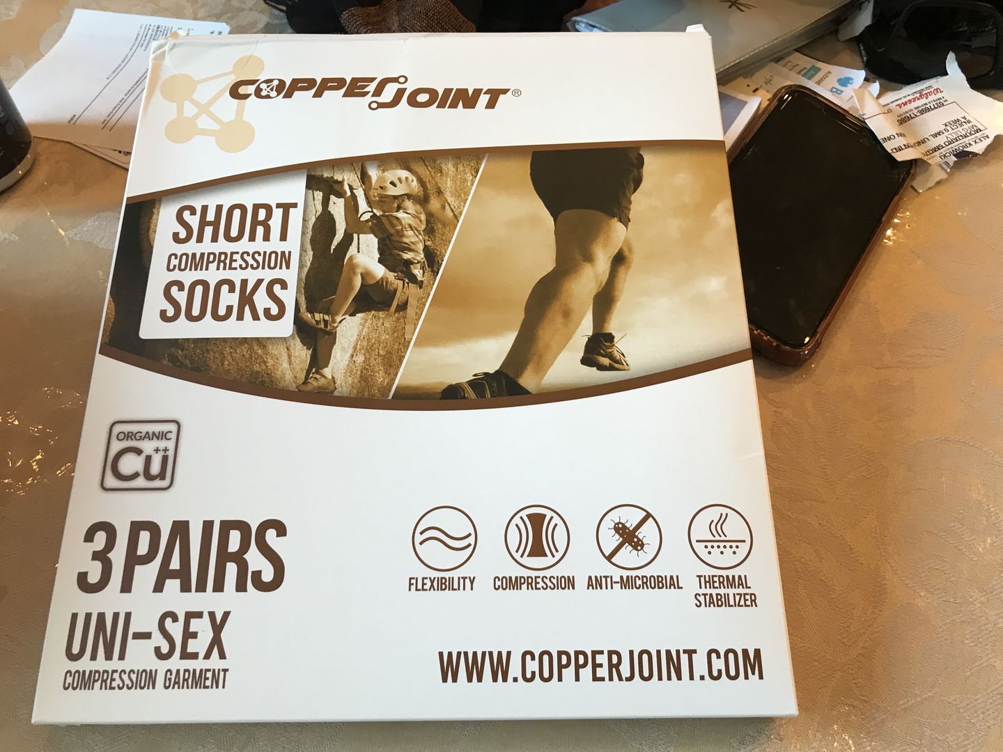 Customer photo review of Copper Compression Socks (3-Pack)