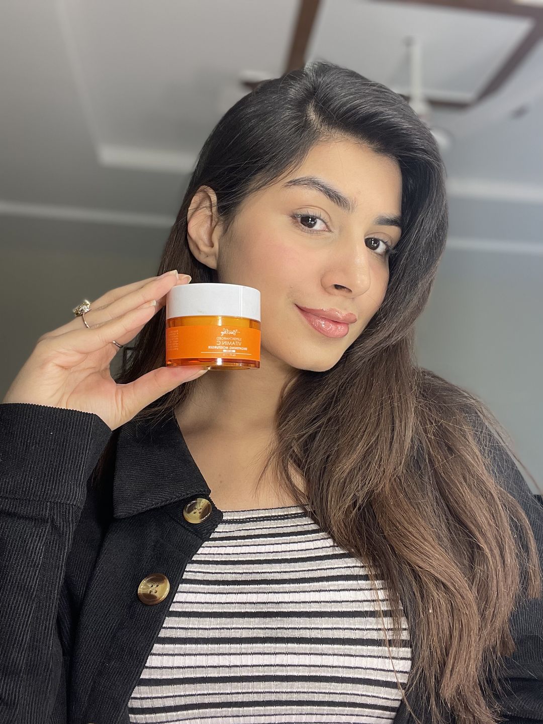 Customer photo review of Supercharged Vitamin C Brightening Moisturiser