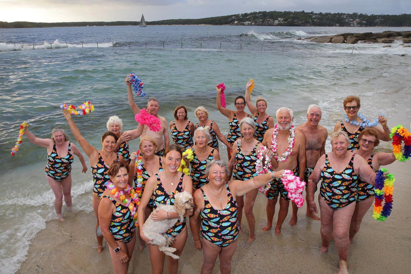 Customer photo review of Neon Fish Women's One Piece Sleeveless Swimmers
