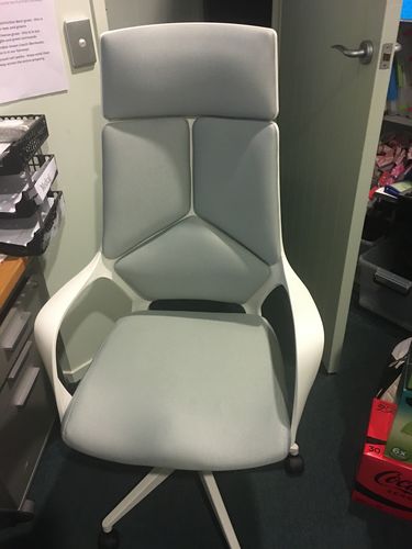 Customer photo review of Valeria Office Chair Highback  (Free Shipping Nationwide)