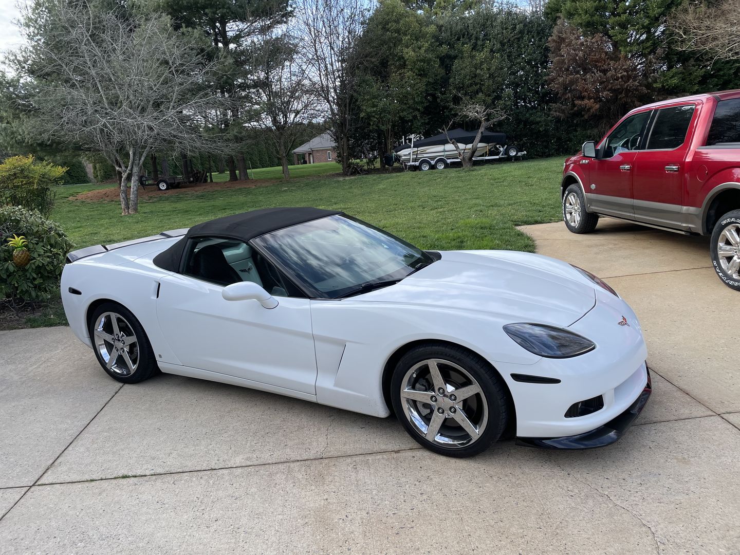 Customer photo review of Corvette C6 Base Extended Front Splitter Lip | ZR1 Conversion Package