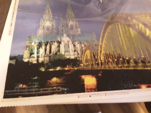 Customer photo review of 5D Diamond Painting Kölner Dom
