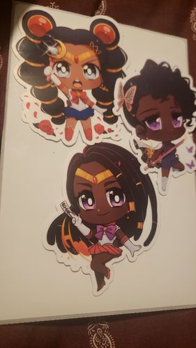Customer photo review of Black Kanao Sticker