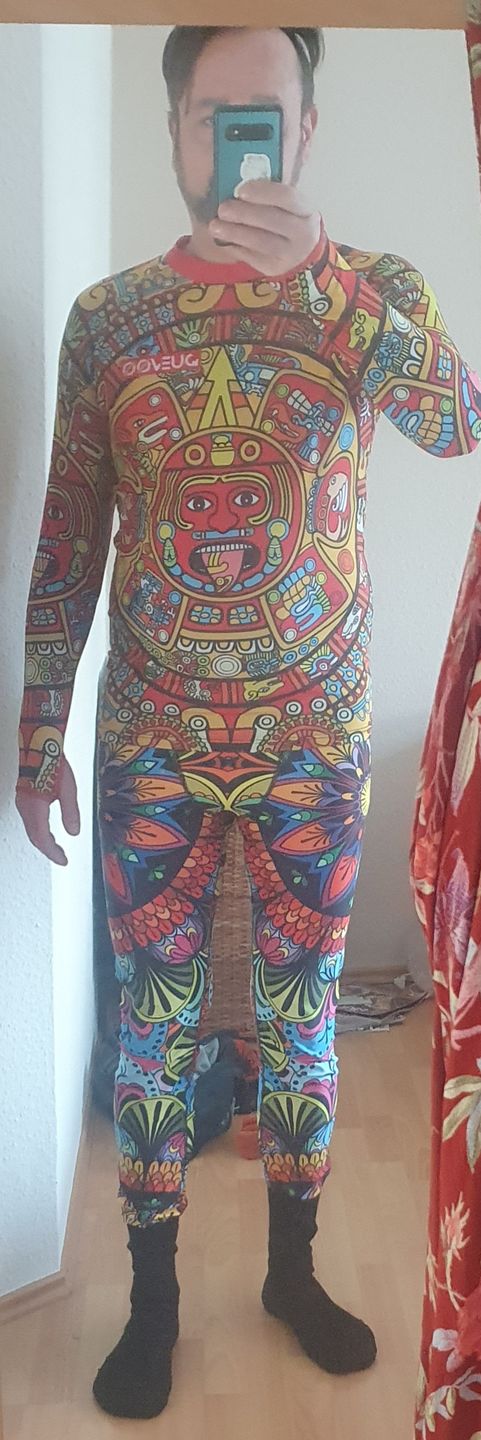 Customer photo review of Colorful Mandala Meggings