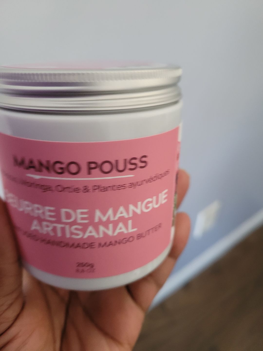 Customer photo review of Beurre de mangue artisanal POUSS