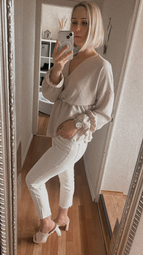 Customer photo review of Vibes Absatz Sandale - Beige