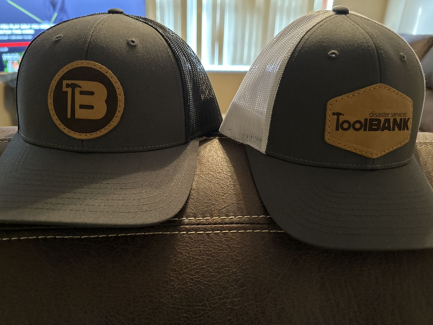 Customer photo review of Richardson 115 Custom Leather Patch Hat