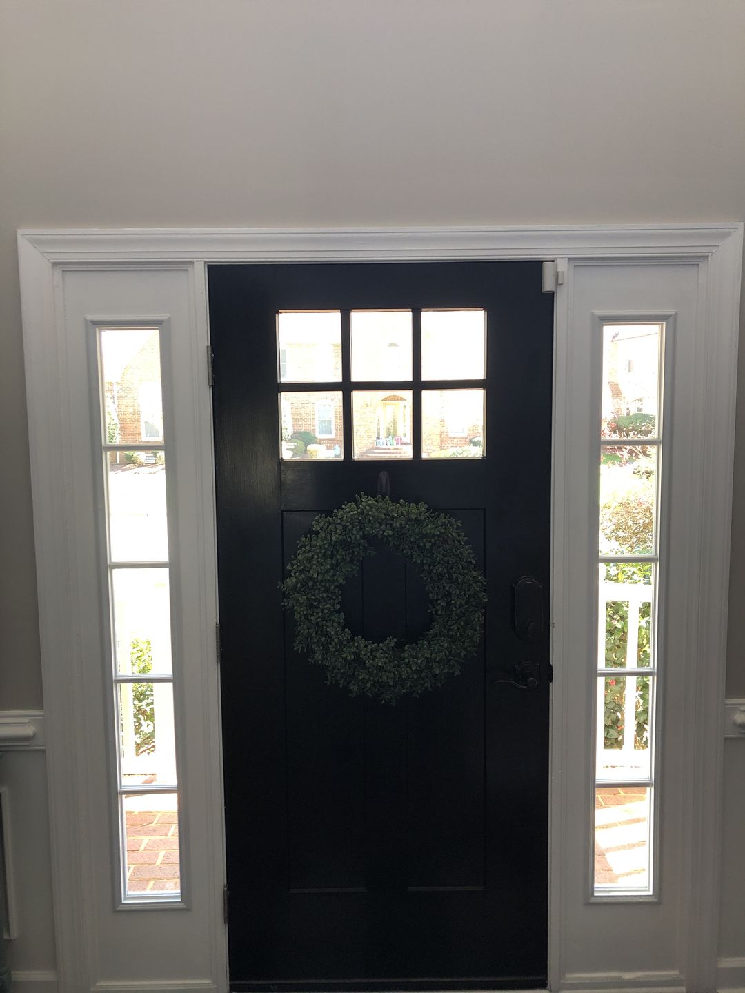 Customer photo review of Clear 5 Lite Glass and Frame Kit (Full Sidelite)