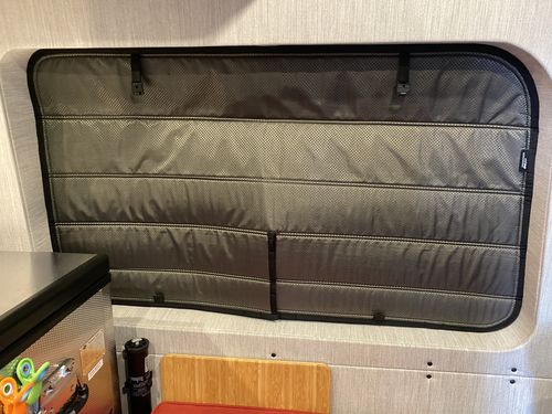Customer photo review of Transit - Cargo Window Shade (Driver's Side, 1st Row)