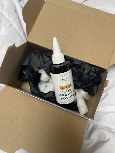Customer photo review of Hair Growth Potion - Extra Strength