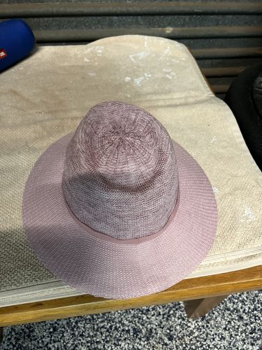 Customer photo review of Evoke Aston Ladies Fedora Golf Hat Old Rose - (EVO50)