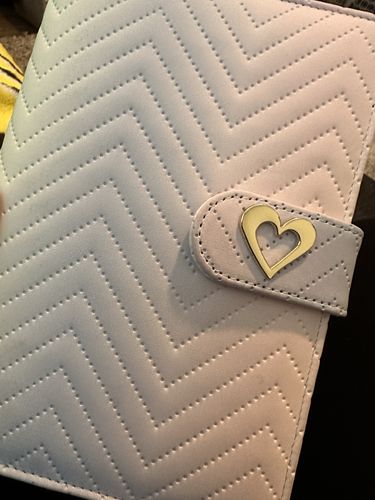 Customer photo review of Purple Lust | HER Luxe Wallet System