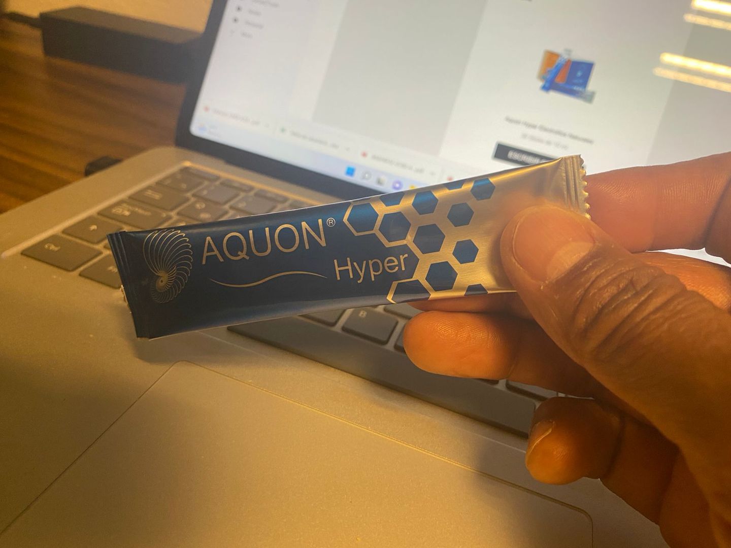 Customer photo review of Aquon Hyper Electrolitos Naturales